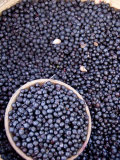 Basket of local berries  Otavalo Market  Ecuador