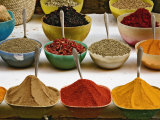 Colorful Spices at Bazaar  Luxor  Egypt