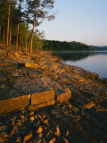 Sunrise along shore of Table Rock Lake  Mark Twain National Forest  Stone County  Missouri  USA