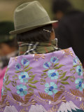 Woman in Traditional Hat  Saquisili  Ecuador