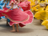 Cuenca Swirling Skirt of Female Dancers  Cuenca  Ecuador