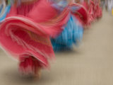 Cuenca Swirling Skirt of Female Dancers  Cuenca  Ecuador