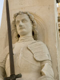 Orlando's column in Luza Square  Dubrovnik  Dalmatia  Croatia