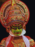 Performer in traditional Indian Dress  New Delhi  India