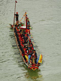 Dragon boat  Li River  Guilin  China