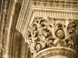 Stone arches and columns at entrance to Rector's Palace  Dubrovnik  Dalmatia  Croatia