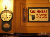 Guinness sign in pub  Dublin  Ireland