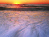 Sunrise over Atlantic Ocean  Assateague Island National Seashore  Virginia  USA