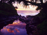Lovely Oheo Gulch meets the Pacific in Haleakala National Park  Maui  Hawaii