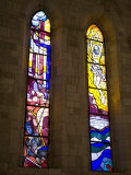 Stained glass windows in the Church of St Dominic  Dubrovnik  Dalmatia  Croatia
