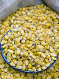 Local corn for sale  Otavalo Market  Ecuador