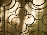 Wrougth iron grill and reflections  Franciscan Monastery  Dubrovnik  Dalmatia  Croatia