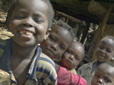 Children Smiling  Busso Village  Konso Tribe  Ethiopia