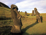 Moia  Easter Island  Chile