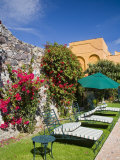 Courtyard of A Villa in San Miguel  San Miguel De Allende  Guanajuato State  Mexico