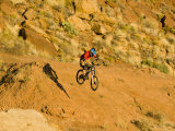 Jumping Mountain Bike  Rockville  Utah  USA