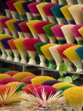 Colorful handmade incense sticks  Da Nang  Vietnam