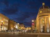 Wisconsin Avenue at Dusk  Georgetown  Washington DC  USA