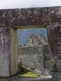 Stonework in the Lost Inca City  Machu Picchu  Peru