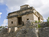 Temple of The Seven Dolls  Dzibilchaltun  Merida  Yucatan  Mexico