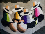 Typical Ecuadorian textiles  Otavalo Market  Ecuador