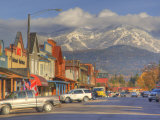 Downtown Whitefish  Montana  USA