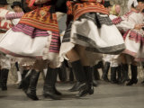 Folk dancers in traditional costumes  Dubrovnik  Dalmatia  Croatia