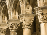 Stone arches and columns at entrance to Rector's Palace  Dubrovnik  Dalmatia  Croatia