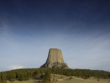 Devils Tower National Monument  East Wyoming  USA
