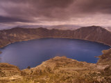 Quilatoa Crater Lake  Andes  Ecuador