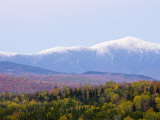 Dusk and Mount Washington  White Mountains  Bethlehem  New Hampshire  USA