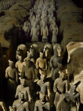 Terracotta Warriors and Horses March Toward Rising Sun