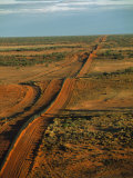 Part of a 3307 Mile Long Wire Fence to Keep Dingoes Away from Sheep