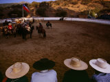 Chilean Cowboys in Traditional Andalusian Sombreros and Ponchos