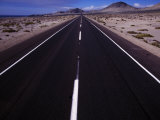 Pan American Highway in the Atacama Desert  the Driest Place on Earth