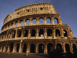 Outside of the Collosseum  Rome  Italy