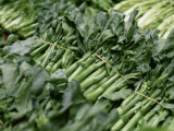 Choi Sum Is a Very Popular Green Leafy Vegetable in Asia