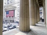 Wall Street and the New York Stock Exchange from Federal Hall
