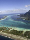 Overwater Resorts on the North Side of Bora Bora