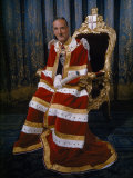 Lord Mayor of London Sits for a Portrait in His Coronation Robes