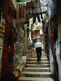 Dishes  Clothing  Etc for Sale in Back Street Markets of Jerusalem