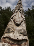 Tlingit Totem Art in Totem Park of Sitka