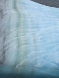Striped Layers Visible in an Iceberg