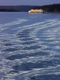 Reflections in Rippled Puget Sound Water and a Cruise Ship
