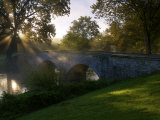 Sunrise over the Burnside Bridge over Antietam Creek