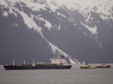 Oil Tanker and Tug Escorts in Prince William Sound  Alaska