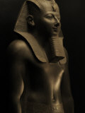 Black Granite Statue of Pharaoh Thutmosis Iii