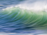 Breaking Wave in Blue and Green Atlantic Water