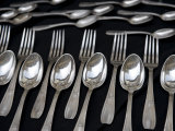 Silverware  Spoons and Forks Sold During the Monthly Antique Market