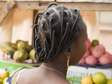 Woman Wearing a Braided Hairstyle in Ouagadougou